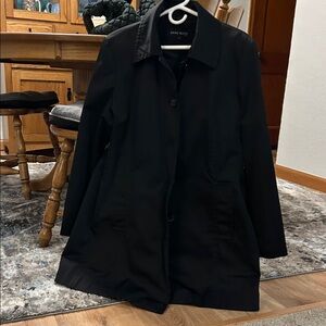 Anne Klein Classic Black Trench Coat